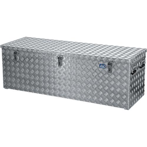 Transportkiste, Aluminium-Riffelblech mit Gasdruckdämpfer, 375 l