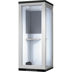 TRENDLINE CoWoCube 1 ‚Der Kompakte‘, B 1188 mm x L 1148 mm x H 2832 mm, Schallschutzpaket, 1x Steckdose TRENDLINE CoWoCube 1 ‚Der Kompakte‘, B 1188 mm x L 1148 mm x H 2832 mm, Schallschutzpaket, 1x Steckdose