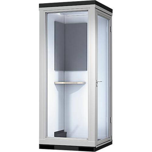 TRENDLINE CoWoCube 1 'Der Kompakte', B 1188 mm x L 1148 mm x H 2832 mm, Schallschutzpaket, 1x Steckdose