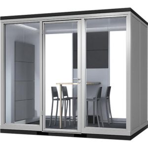 TRENDLINE CoWoCube 3 ‚Der Teamplayer‘, B 3205 mm x L 2199 mm x H 2830 mm, Schallschutzpaket, 1x Steckdose TRENDLINE CoWoCube 3 ‚Der Teamplayer‘, B 3205 mm x L 2199 mm x H 2830 mm, Schallschutzpaket, 1x Steckdose