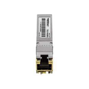 TRENDnet TEG 10GBRJ – SFP+-Transceiver-Modul – 10GbE, 5GbE, 2.5GbE – 1000Base-T, 10GBase-T, 2.5GBase-T, 5GBase-T – RJ-45 – bis zu 100 m