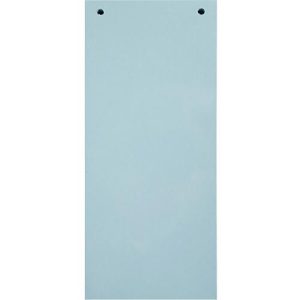 Trennstreifen Exacompta Forever, rechteckig, 2-fach Lochung, B 240 x H 105 mm, Blauer Engel, Recycling-Kraftkarton, blau, 100 Stück Trennstreifen Exacompta Forever, rechteckig, 2-fach Lochung, B 240 x H 105 mm, Blauer Engel, Recycling-Kraftkarton, blau, 100 Stück