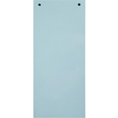 Trennstreifen Exacompta Forever, rechteckig, 2-fach Lochung, B 240 x H 105 mm, Blauer Engel, Recycling-Kraftkarton, blau, 100 Stück
