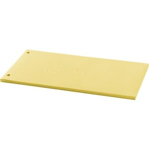 Trennstreifen-Folien, Polypropylen, unifarben, 100 Stück, gelb Trennstreifen-Folien, Polypropylen, unifarben, 100 Stück, gelb