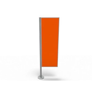 Trennwand, Silent Line Plus, 550 x 2000 mm, orange Trennwand, Silent Line Plus, 550 x 2000 mm, orange