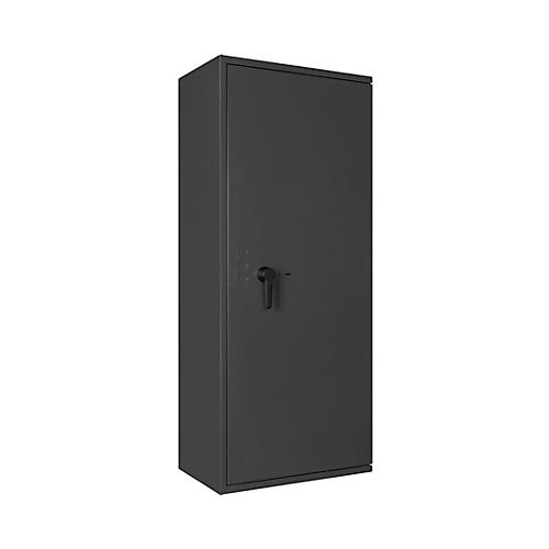 Tresor Lyra 16, Klasse 0 nach EN 1143-1, 252 l, Türanschlag rechts, Doppelbartschloss, 4 Fachböden, B 650 x T 420 x H 1550 mm, graphitgrau RAL 7024