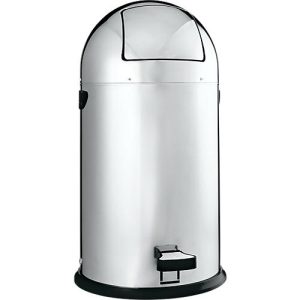 Tretabfallsammler, Edelstahl, 33 Liter Tretabfallsammler, Edelstahl, 33 Liter