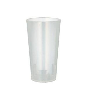 Trinkbecher Papstar, Mehrweg, 0,3 l, Ø 70 mm, mit Füllstrich & Stapelkante, unzerbrechlich, spülmaschinengeeignet, r, PP, transluzent, 10 Stück Trinkbecher Papstar, Mehrweg, 0,3 l, Ø 70 mm, mit Füllstrich & Stapelkante, unzerbrechlich, spülmaschinengeeignet, r, PP, transluzent, 10 Stück