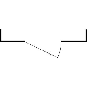 Türanschlag DIN links Türanschlag DIN links