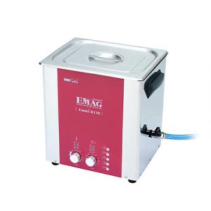 Ultraschallreiniger EMAG Emmi® D 130, Edelstahl, 13 l, Sweep & Degas, Zeitschaltuhr, Ablauf & Heizung Ultraschallreiniger EMAG Emmi® D 130, Edelstahl, 13 l, Sweep & Degas, Zeitschaltuhr, Ablauf & Heizung