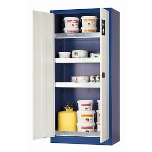 Umweltschrank asecos E-CLASSIC, Flügeltüren, Front Lichtgrau, B 950 x T 500 x H 1950 mm Umweltschrank asecos E-CLASSIC, Flügeltüren, Front Lichtgrau, B 950 x T 500 x H 1950 mm