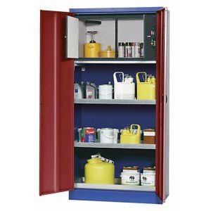 Umweltschrank asecos E-CLASSIC-UF, Flügeltüren, Front Purpurrot, B 950 x T 500 x H 1950 mm Umweltschrank asecos E-CLASSIC-UF, Flügeltüren, Front Purpurrot, B 950 x T 500 x H 1950 mm