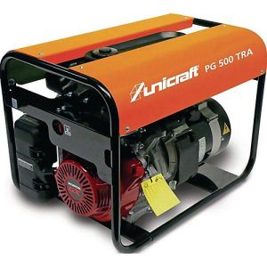 UNICRAFT Stromerzeuger PG 500 TRA, 2,8/4,3 kW Benzin, Honda GX270, AVR, IP23 Schutzklasse UNICRAFT Stromerzeuger PG 500 TRA, 2,8/4,3 kW Benzin, Honda GX270, AVR, IP23 Schutzklasse