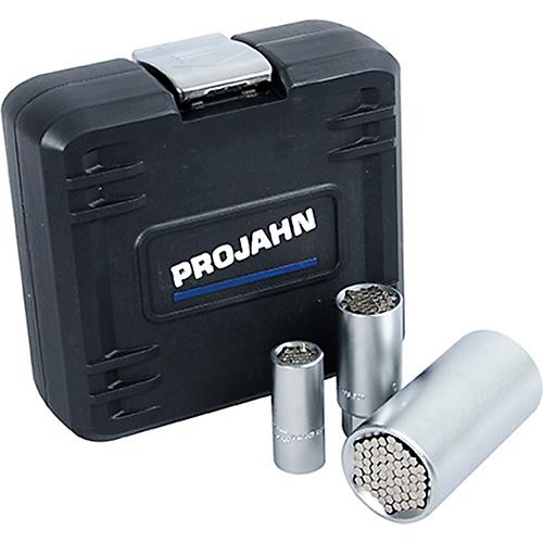 Universal-Steckschlüsselkoffer PROJAHN, 3-tlg., 1/4' und 3/8' und 1/2', Kunststoff-Box