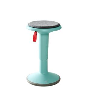 UPis1 Mehrzweck-Hocker, mit Sitzkissen, höhenverstellbar, türkis UPis1 Mehrzweck-Hocker, mit Sitzkissen, höhenverstellbar, türkis