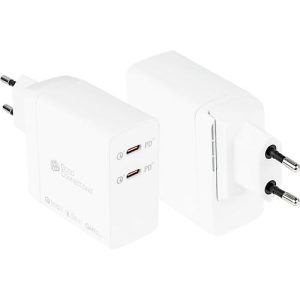 USB-Schnellladegerät Good Connections, mit GaN-Technologie, 2er-Port mit 2 x USB-C, Leistung 140 W, inkl. Ladekabel, weiß USB-Schnellladegerät Good Connections, mit GaN-Technologie, 2er-Port mit 2 x USB-C, Leistung 140 W, inkl. Ladekabel, weiß