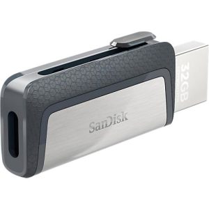 USB-Stick SanDisk Ultra Dual USB 3.1 Type-C, bis 150 MB/s, 32 GB USB-Stick SanDisk Ultra Dual USB 3.1 Type-C, bis 150 MB/s, 32 GB