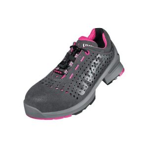 uvex ESD-Damen-Sicherheitshalbschuh 1 ladies, S1 SRC, gelocht, atmungsaktiv, Weite 10, grau-pink, Größe 40 uvex ESD-Damen-Sicherheitshalbschuh 1 ladies, S1 SRC, gelocht, atmungsaktiv, Weite 10, grau-pink, Größe 40