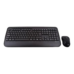 V7 CKW300ES – Tastatur-und-Maus-Set – kabellos – QWERTY – Spanisch V7 CKW300ES – Tastatur-und-Maus-Set – kabellos – QWERTY – Spanisch