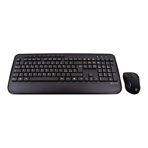 V7 CKW300IT - Tastatur-und-Maus-Set - kabellos - QWERTY - Italienisch