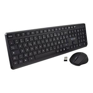 V7 CKW350FR – Tastatur-und-Maus-Set – full size – kabellos – 2.4 GHz – AZERTY V7 CKW350FR – Tastatur-und-Maus-Set – full size – kabellos – 2.4 GHz – AZERTY