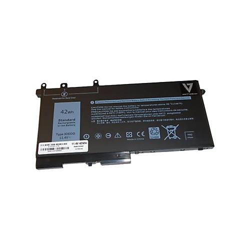 V7 - Laptop-Batterie (gleichwertig mit: Dell 3DDDG, Dell 3VC9Y, Dell 451-BBZP) - 3 Zellen - 42 Wh - für Dell Latitude 5280, 5480, 5580