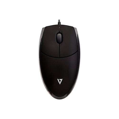 V7 MV3000 - Maus - optisch - 3 Tasten - kabelgebunden - USB