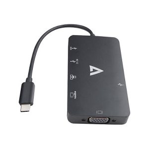 V7 V7UC-U3CRJ45HDVG-BLK – Dockingstation – USB-C – VGA, HDMI – 1GbE V7 V7UC-U3CRJ45HDVG-BLK – Dockingstation – USB-C – VGA, HDMI – 1GbE