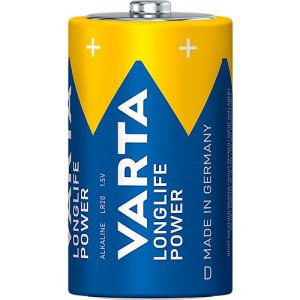 VARTA Batterien Longlife Power, Spannung 1,5 V, besonders langlebig, Mono D, 2 Stück