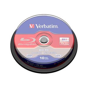 Verbatim – BD-RE x 10 – 25 GB – Speichermedium Verbatim – BD-RE x 10 – 25 GB – Speichermedium