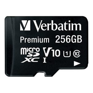 Verbatim Premium – Flash-Speicherkarte (SD-Adapter inbegriffen) – 256 GB – UHS Class 1 / Class10 – microSDXC UHS-I Verbatim Premium – Flash-Speicherkarte (SD-Adapter inbegriffen) – 256 GB – UHS Class 1 / Class10 – microSDXC UHS-I