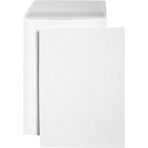 Versandtaschen, C4, ohne Fenster, weiß, 250 St. Versandtaschen, C4, ohne Fenster, weiß, 250 St.