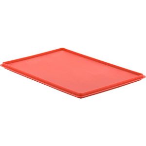 Verschlussdeckel EF-D 64 für Kasten im EURO-Maß, rot Verschlussdeckel EF-D 64 für Kasten im EURO-Maß, rot