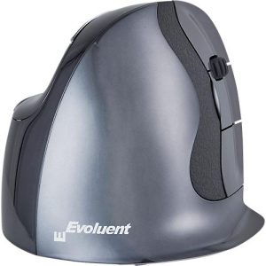 Vertikalmaus BakkerElkhuizen Evoluent D wireless, ergonomisch, USB, 5 Tasten inkl. Scrollrad, verchromt Vertikalmaus BakkerElkhuizen Evoluent D wireless, ergonomisch, USB, 5 Tasten inkl. Scrollrad, verchromt