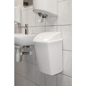 Wandabfallbehälter 50 L, weiß Wandabfallbehälter 50 L, weiß