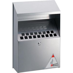 Wandascher mit Dach, silbermetallic Wandascher mit Dach, silbermetallic