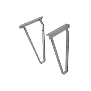 Wandkonsole für Spülwannen 75 l und 100 l, 2-er Set, Stahl verzinkt, 460 mm breit Wandkonsole für Spülwannen 75 l und 100 l, 2-er Set, Stahl verzinkt, 460 mm breit