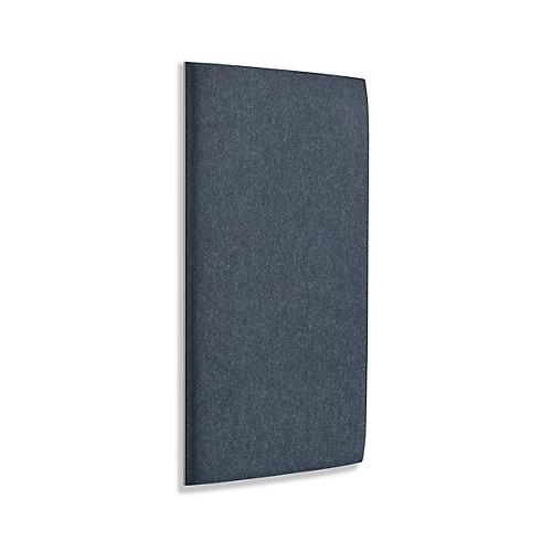 Wandpaneele m. Alurahmen, B 600 x T 1200 x H 60 mm, glatte Oberfläche, anthrazit/meliert