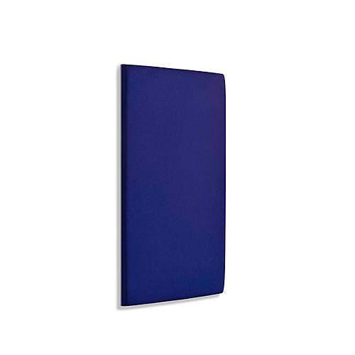 Wandpaneele m. Alurahmen, B 600 x T 1200 x H 60 mm, glatte Oberfläche, dunkelblau