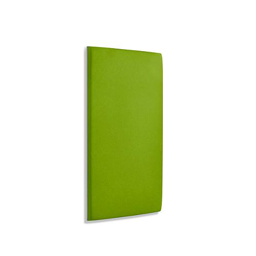 Wandpaneele m. Alurahmen, B 600 x T 1200 x H 60 mm, glatte Oberfläche, limone