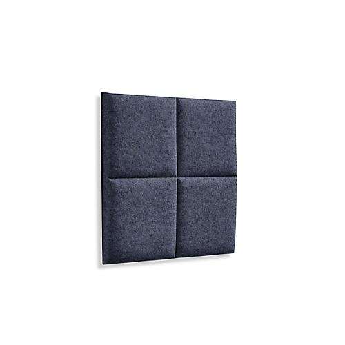 Wandpaneele m. Magnetbefestigung, B 604 x T 604 x H 47 mm, versch. 4 Square-Design, anthrazit/meliert
