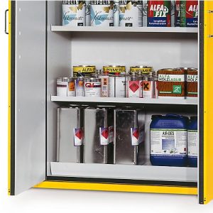 Wannenboden für Gefahrstoffschrank Typ 90, 435 x 1045 mm, lichtgrau Wannenboden für Gefahrstoffschrank Typ 90, 435 x 1045 mm, lichtgrau