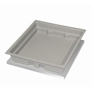 Wannenboden Standard für asecos Sicherheitsschränke der Q30, Q90, S90 und K90 Serie, Polypropylen, grau, B 435 x T 482 x H 94 mm, 11 l, bis 50 kg Wannenboden Standard für asecos Sicherheitsschränke der Q30, Q90, S90 und K90 Serie, Polypropylen, grau, B 435 x T 482 x H 94 mm, 11 l, bis 50 kg