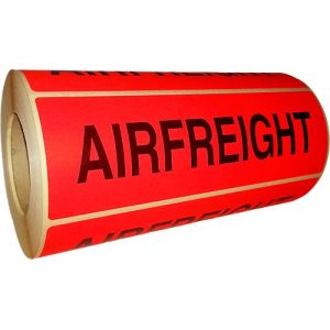 Warnetiketten Airfreight, 500 Stück Warnetiketten Airfreight, 500 Stück