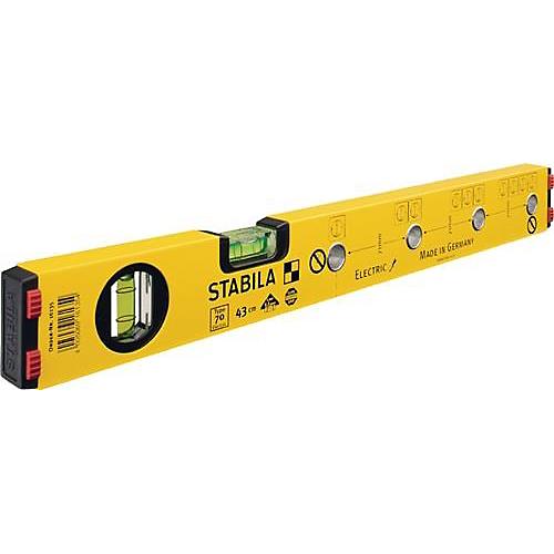Wasserwaage 70 Electric 43cm Alu.gelb ± 0,5mm/m STABILA