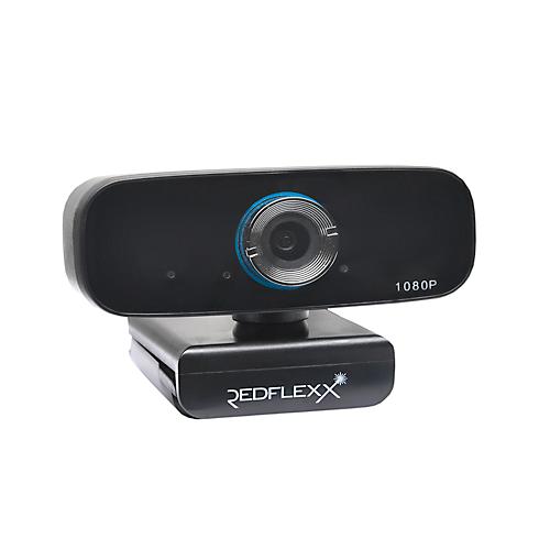 Webcam REDFLEXX REDCAM RC-250, Full HD, 1920 x 1080 px, USB 2.0, 360/90° Panoramagelenk, Videokomprimierung, schwarz