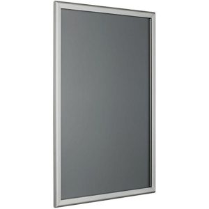Wechselrahmen, spitze Ecken, silber eloxiertes Aluminiumprofil, DIN A2, 420 x 594 mm