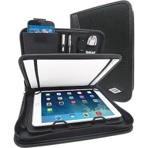 WEDO Tablet-Organizer ELEGANCE, DIN A5, Kunstleder/Nylon, mit Schreibblock, schwarz WEDO Tablet-Organizer ELEGANCE, DIN A5, Kunstleder/Nylon, mit Schreibblock, schwarz