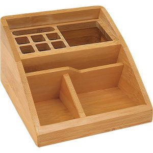 Wedo Tischorganizer Bambus, 3 Fächer, 1 Aluminium-Einsatz Wedo Tischorganizer Bambus, 3 Fächer, 1 Aluminium-Einsatz
