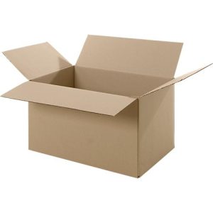 Wellpapp-Faltkartons, 1-wellig, 430 x 300 x 250 mm Wellpapp-Faltkartons, 1-wellig, 430 x 300 x 250 mm